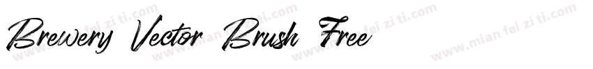 Brewery Vector Brush Free字体转换